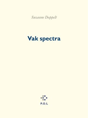 cover image of Vak spectra